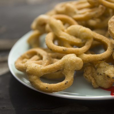 猫耳朵传统糕点攸县兰花根无添加