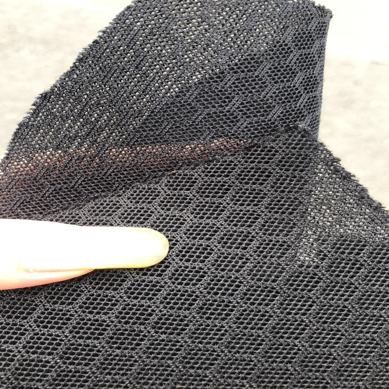 六角孔三明治全涤口罩75d布料