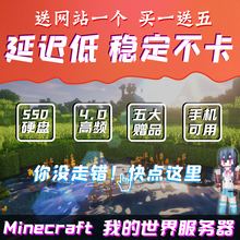 我 世界服务器Minecraft永久免费出租用开服面板稳定不卡送内存