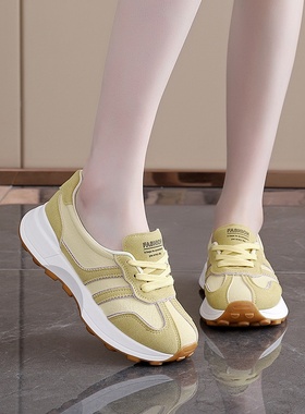 爆款运动鞋女2025夏季新款女鞋透气阿甘鞋百搭夏款德训鞋潮BK001