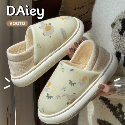 2025冬季新款棉拖室内居家外穿保暖加绒女鞋软底月子鞋