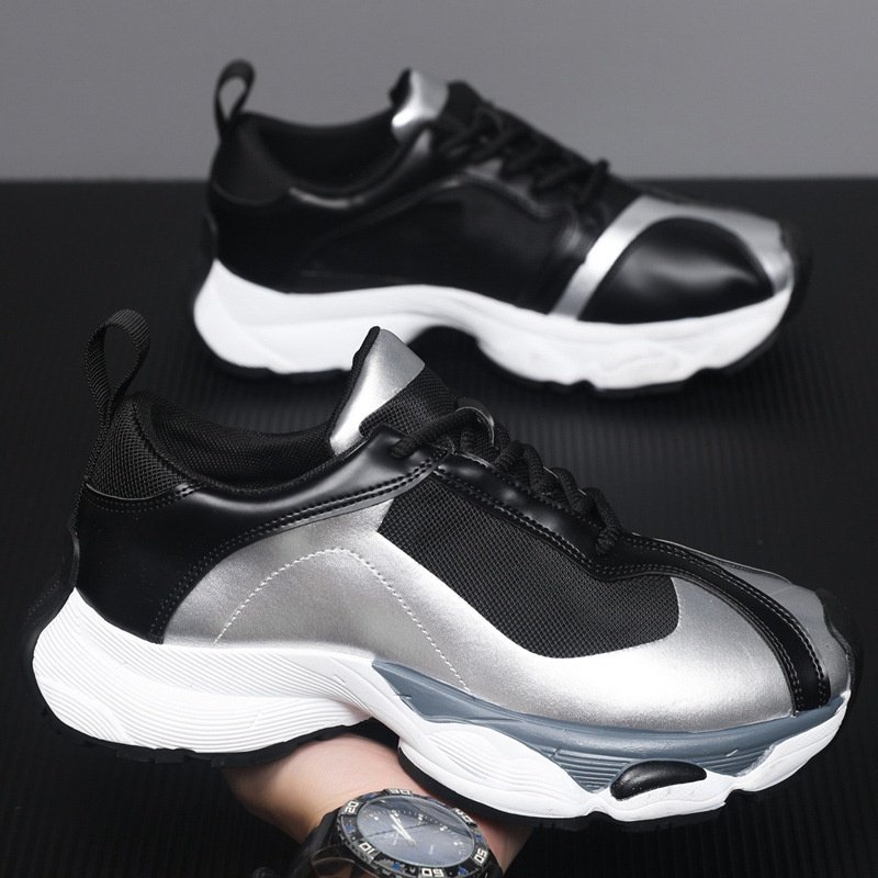 男鞋高级2025新款夏季透气男款潮流休闲鞋超轻减震跑步运动鞋子男