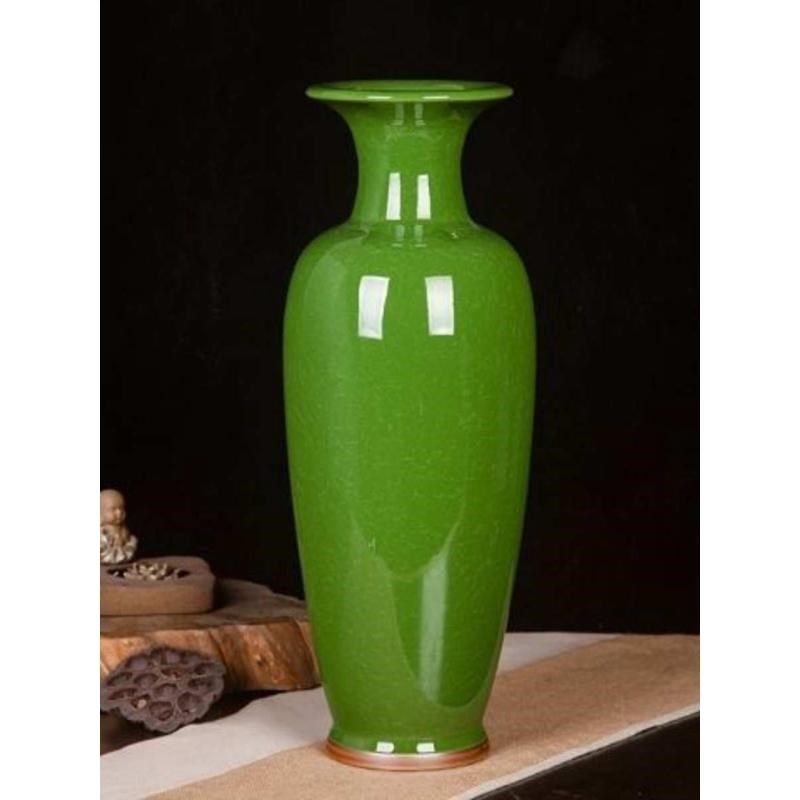 优选花瓶摆件仿古陶瓷钧瓷家居大花瓶博古架客Q厅插花电视柜新中,家居饰品,花瓶,淘宝优惠券,粉丝福利购,淘宝优惠卷