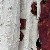 新款 红色手工花情侣 设计a废土玫瑰西服假宽松休闲潮流外套男士