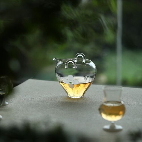 花屿手工玻璃公道杯匀杯日式小清新高透耐热玻璃茶具分茶器茶海