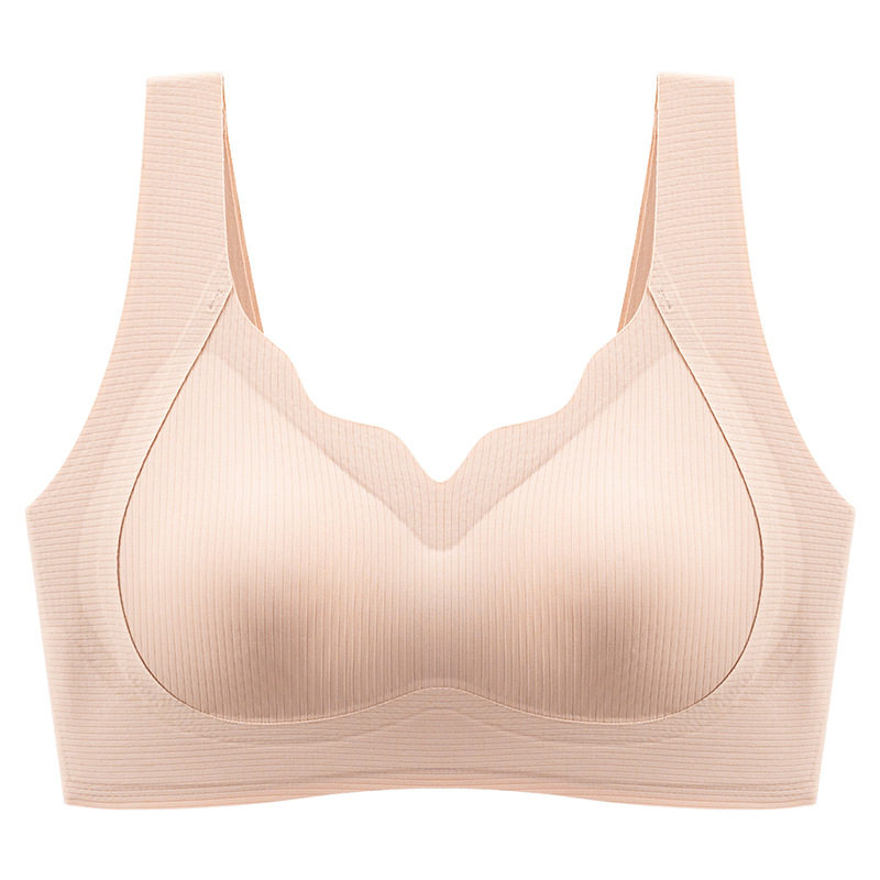 93%纯天然乳胶内衣女小胸聚拢无痕提拉防下垂收副乳背心式文胸罩