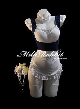 Cy奶兔「焦糖玛奇朵」女仆cosplay装女装制服情趣战袍qqny内衣