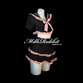 Cy奶兔「课后作业」cosplay女佣套装 qqny纯欲风清纯可爱约会战袍