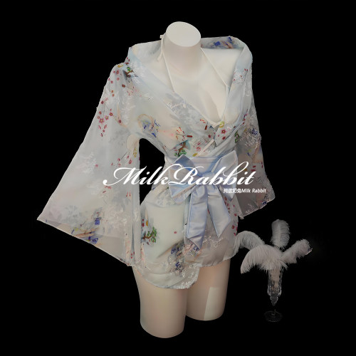 Cy奶兔「元气樱花妹」性感日系和服cos私房情调趣味制服qqny内衣