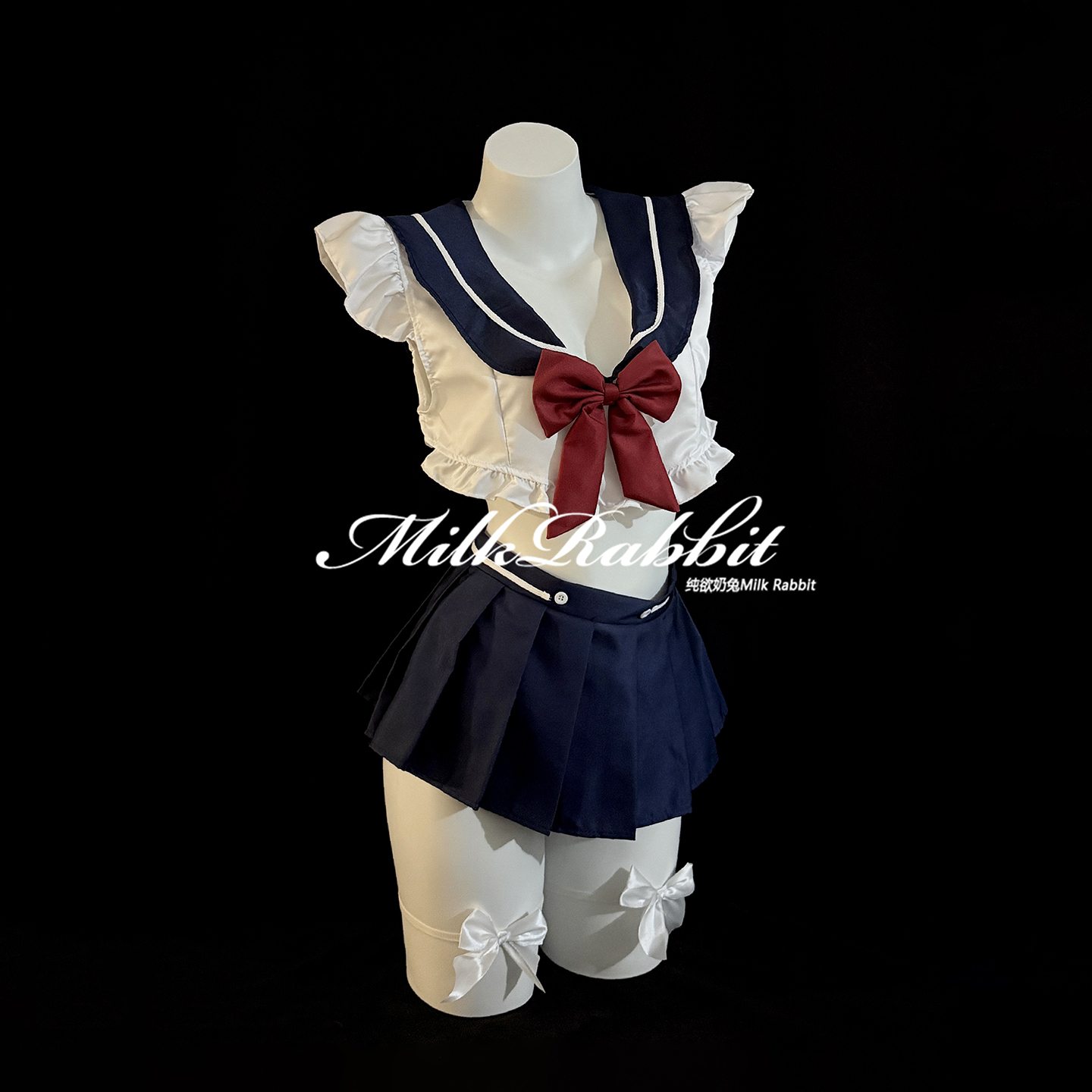 Cy奶兔「薄荷酥酥」性感睡裙jk制服cos学院水手纯欲可爱女仆qqny