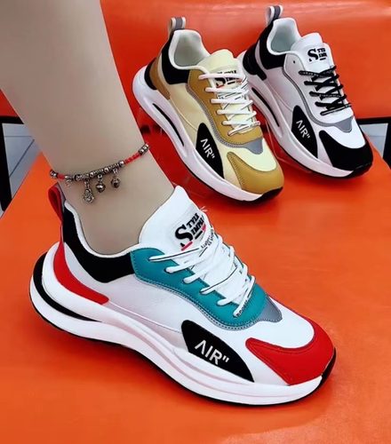 休闲平底圆头老爹鞋小怪兽