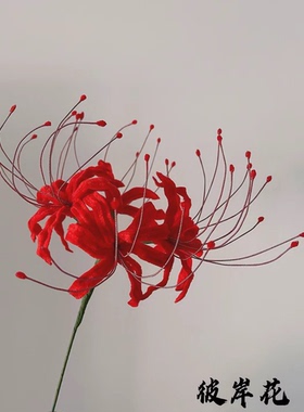 扭扭棒花束加密花彼岸花材料包diy制作客厅卧室摆件