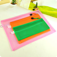 Beiduomei color A6/A4 file bag, double-layer waterproof document bag/candy color/storage bag, printable thumbnail 3