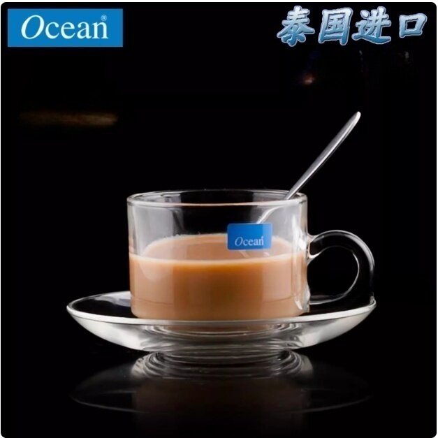 欧欣Ocean小巧耐热咖啡杯碟套装图片