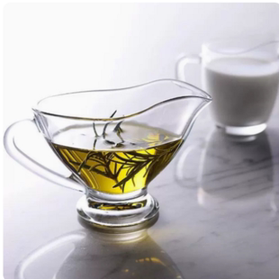 酱汁碟玻璃甜品杯西餐餐具商用调味杯创意茶杯浇肉汁果酱佐料碟子