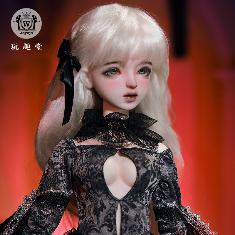 4分bjd娃娃莫妮哥特风古堡少女