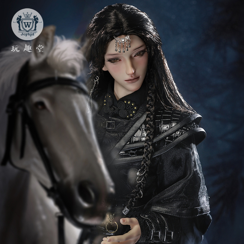 3分bjd娃娃渡鸦武侠风