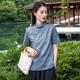 禅服民国风盘扣棉麻唐装 改良汉服女夏茶服禅意文艺中国风中式 女装