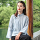 上衣茶服女禅意茶艺师服装 秋季 复古民国风中式 中国风女装 禅服 唐装