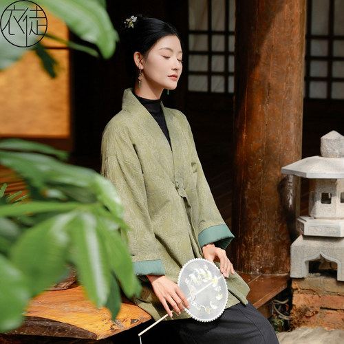 新中式棉服棉麻棉衣外套