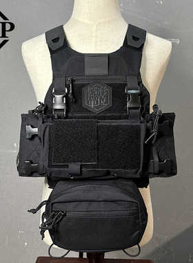 FCSK低可视度战术背心快拆真人CS防弹马甲搭配MK4胸挂轻量化弹挂