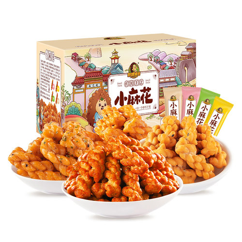 刺猬阿甘小麻花720g多口味
