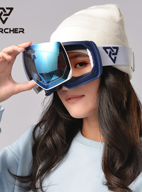 chercher滑雪镜磁吸快拆双层防雾撞击护目镜男女通用滑雪眼镜CX5