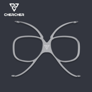 chercher滑雪镜专用近视镜夹蝴蝶框镜夹适配器通用内框护目镜雪镜