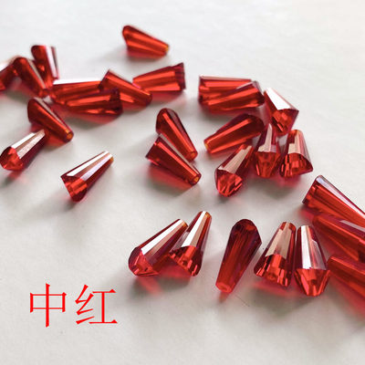 6x12mm水晶宝塔珠子吊坠