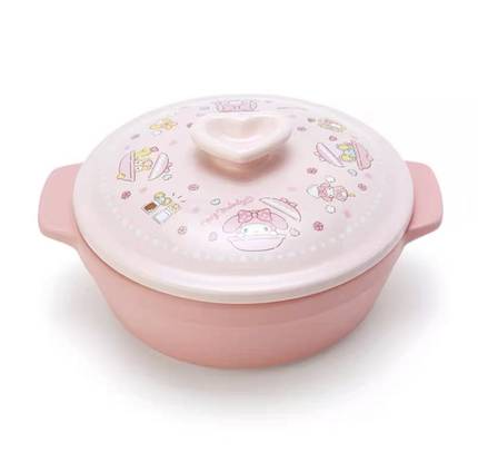 孤品HelloKitty美乐蒂Melody砂锅土锅陶瓷煲汤锅瓦罐明火燃气炖锅