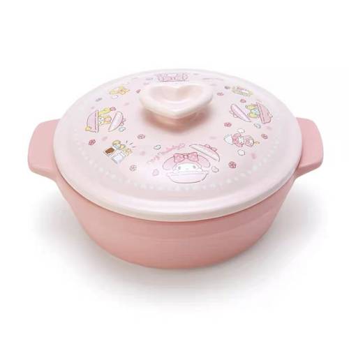 孤品HelloKitty美乐蒂Melody砂锅土锅陶瓷煲汤锅瓦罐明火燃气炖锅