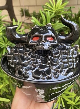 日单现货一番赏海贼王周边鬼岛造型碗陶瓷碗泡面碗E赏大碗干饭碗
