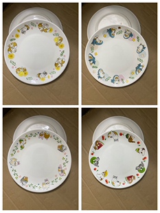 日单Mofusand鲨鱼猫炸虾猫天妇罗猫咪卡通可爱陶瓷盘餐盘小食盘子