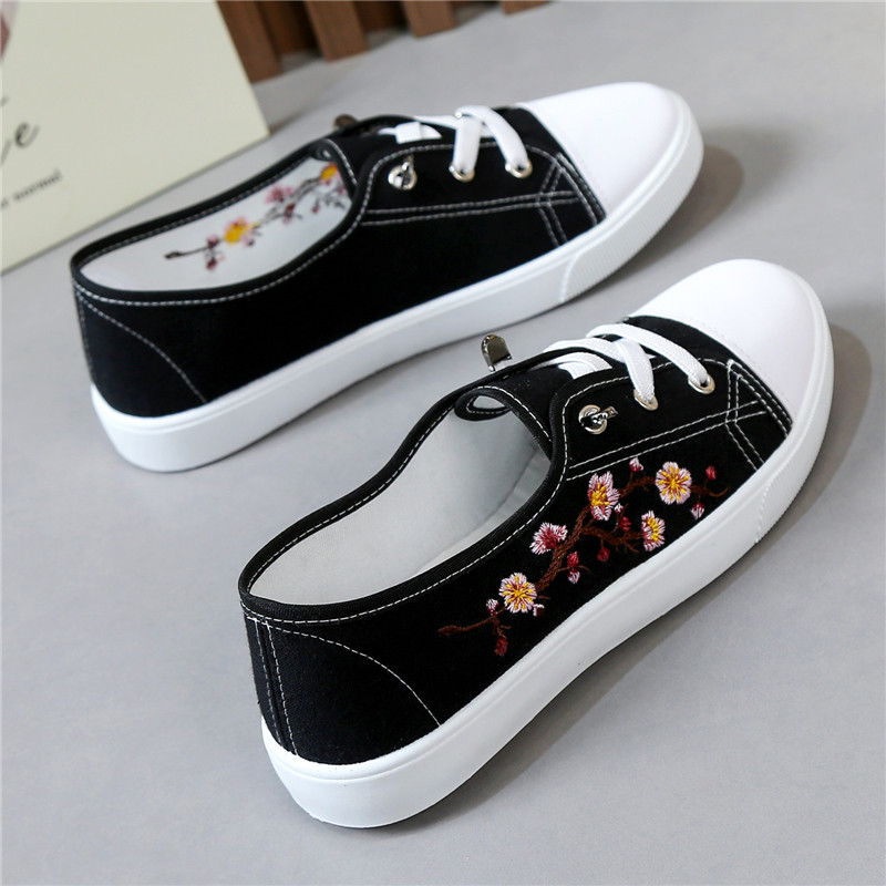 2025新款夏季透气薄款帆布鞋女鞋子平底百搭透气板鞋老北京布鞋女,女鞋,帆布鞋,淘宝优惠券,粉丝福利购,淘宝优惠卷