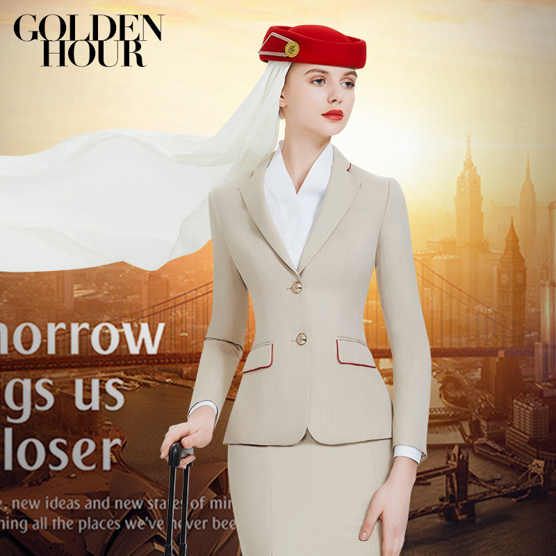 空姐制服职业套装面试正装女夏2025新款面试正装经理工作服