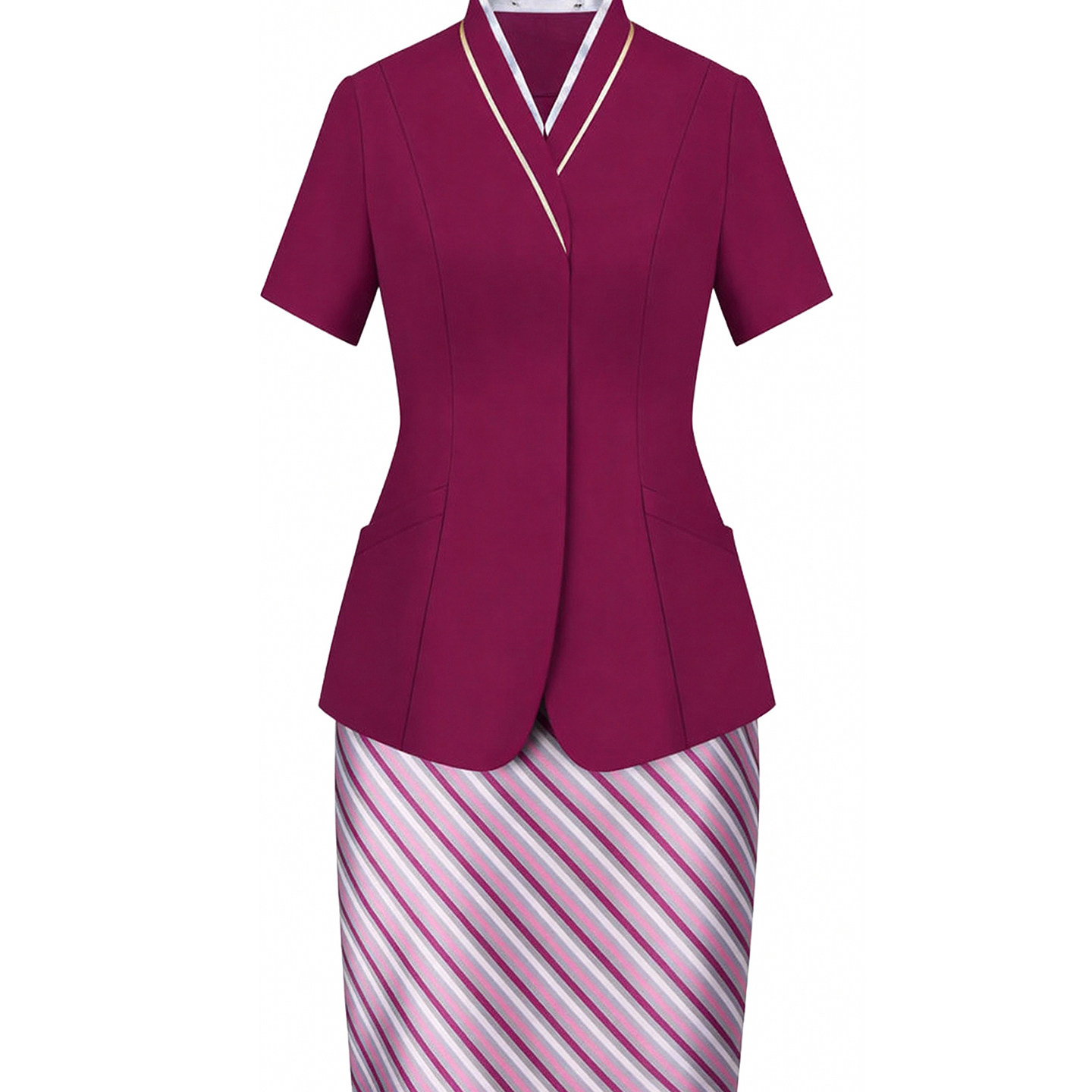 空姐制服女外套短裙气质职业套装酒店售楼美容院服务员工作服南航