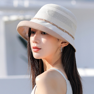 日本和纸太阳帽子女夏季防晒帽女防紫外线遮阳帽2026新款渔夫帽女