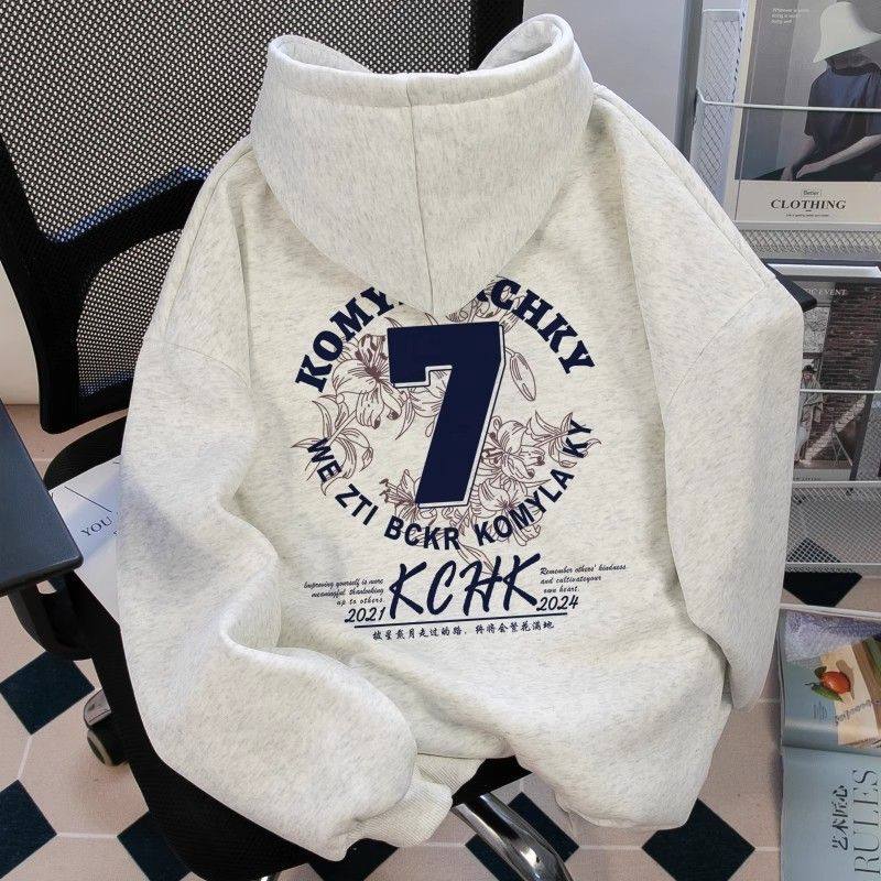 儿童卫衣ins春秋季宽松百搭女童春装痞帅风加厚潮流女童连帽外套