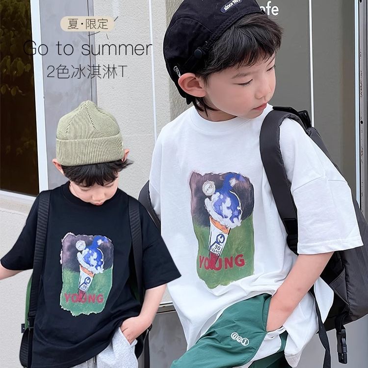 男童纯棉短袖T恤夏季新款2025