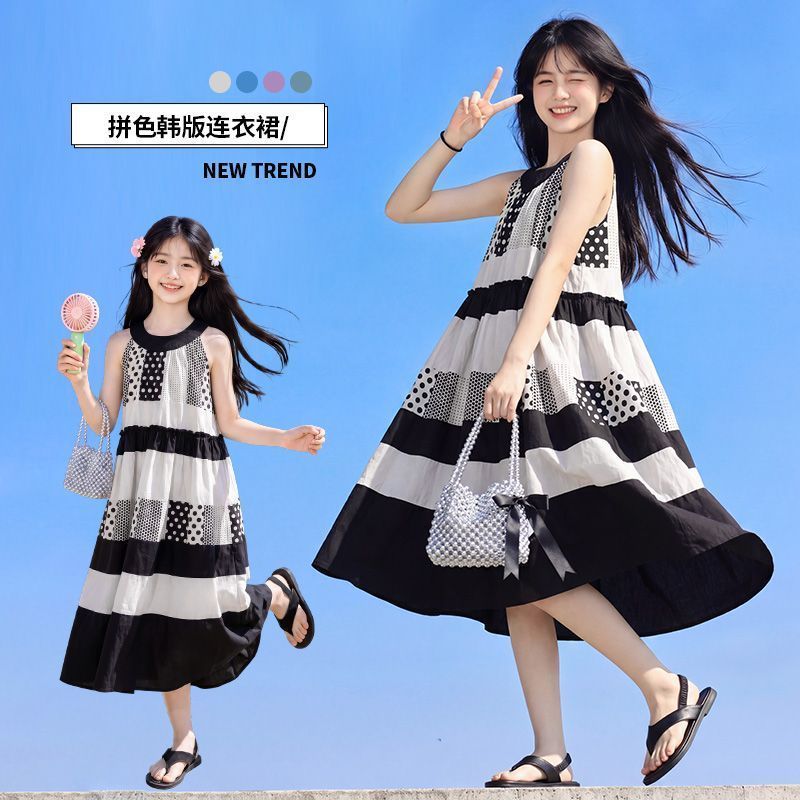 洋气新款儿童女孩时尚潮款连衣裙