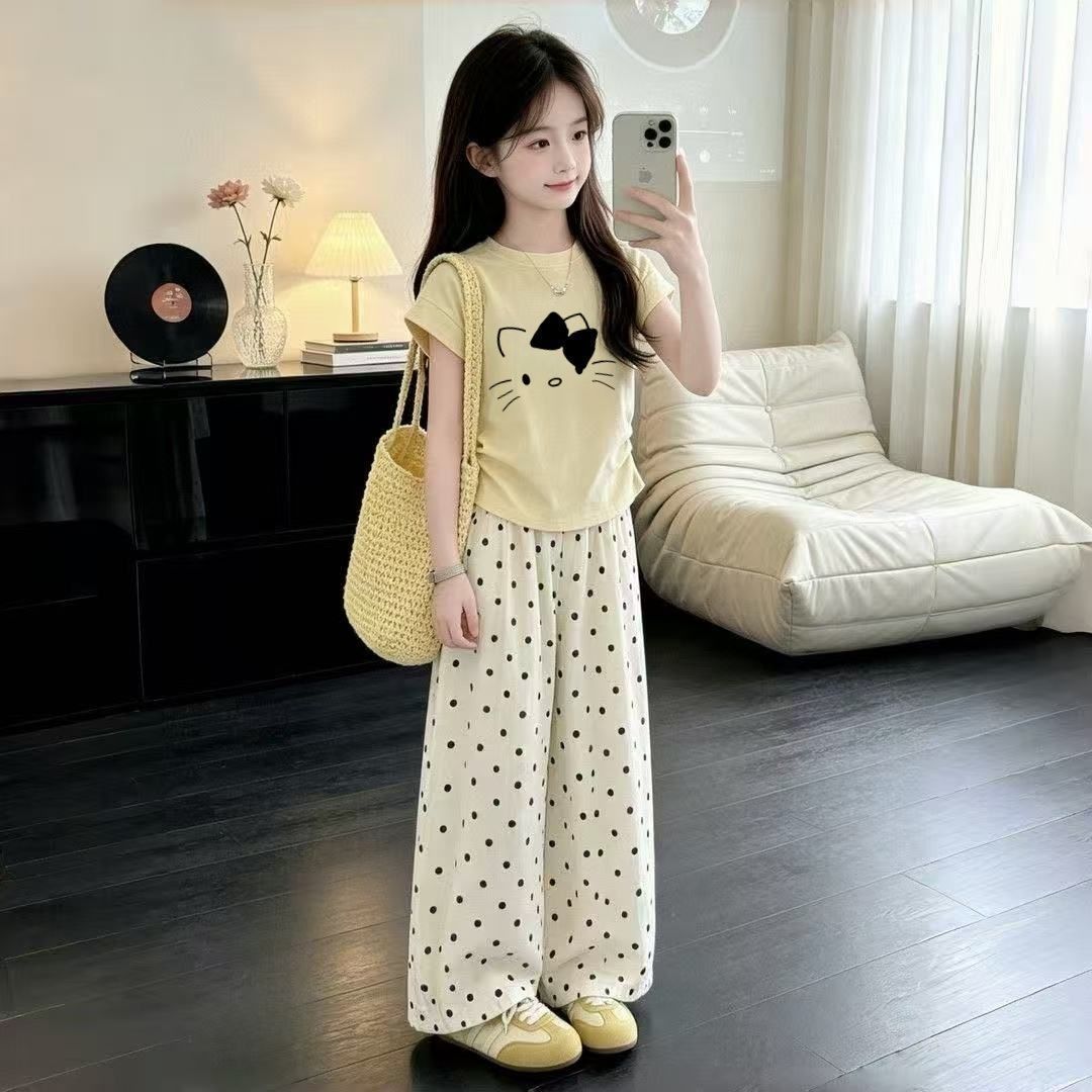 2026新款儿童猫咪短袖T恤
