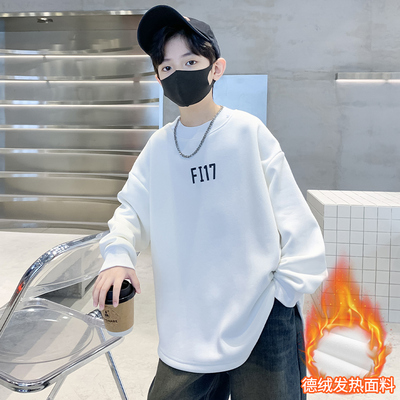 男童卫衣春秋款2025新款秋冬加厚