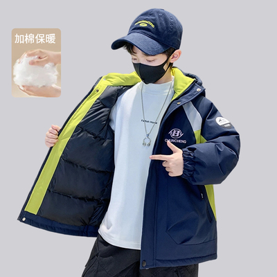 男童棉服冬装2025新款中大童保暖