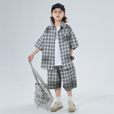 2025新款夏季套装格子帅气时髦
