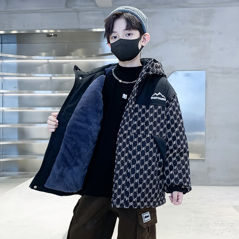 男童加绒外套秋冬季2025新款中大儿童冬装保暖加厚帅气男孩派克服,童装/婴儿装/亲子装,普通外套,淘宝优惠券,粉丝福利购,淘宝优惠卷