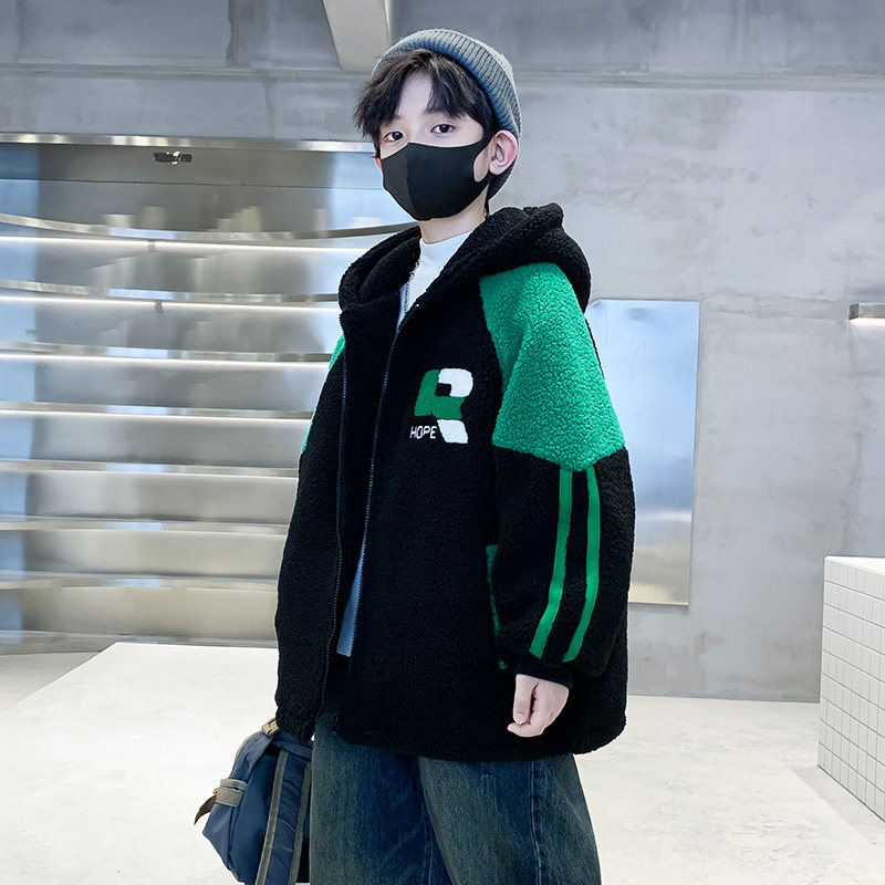 男童外套秋冬装2025新款洋气中大儿童冬季夹棉加厚男孩帅酷毛毛衣,童装/婴儿装/亲子装,普通外套,淘宝优惠券,粉丝福利购,淘宝优惠卷