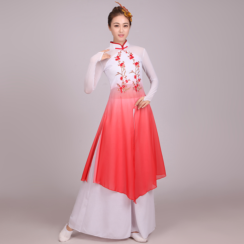 古典大合唱长裙民族舞蹈新款