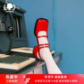 littlegood日系少女凉鞋 学院 方头玛丽珍鞋 女夏季 jk制服鞋