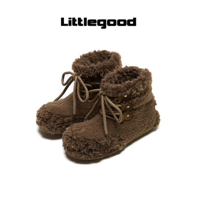 【新品折扣】littlegood日系保暖雪地靴2026春季新款百搭时尚保暖