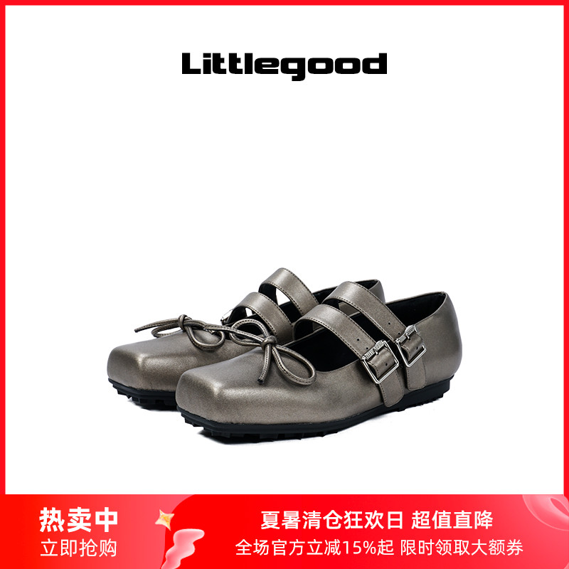 littlgood日系方头玛丽珍鞋